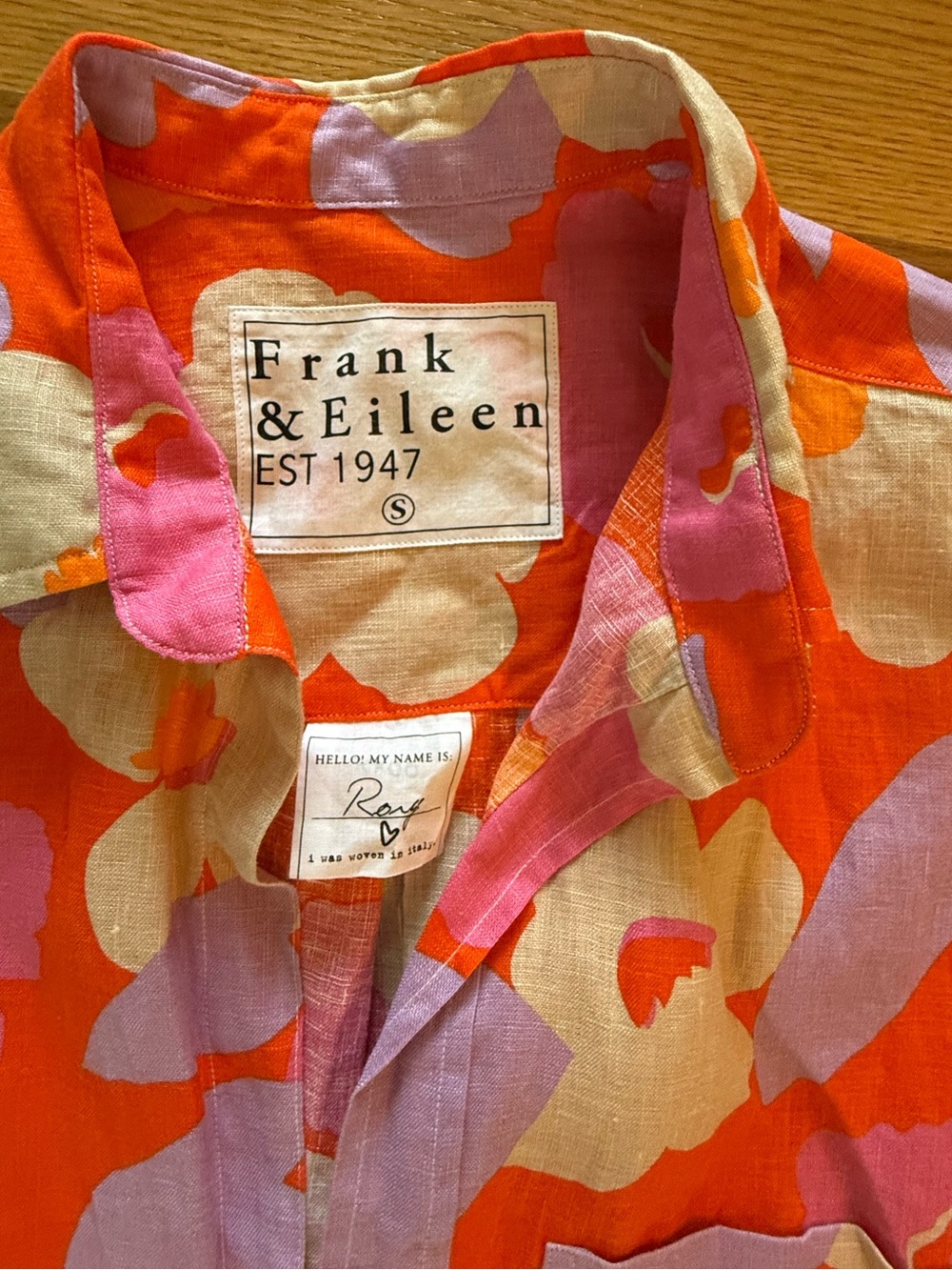 Frank and Eileen Rory Size Small - Picture 2 of 4